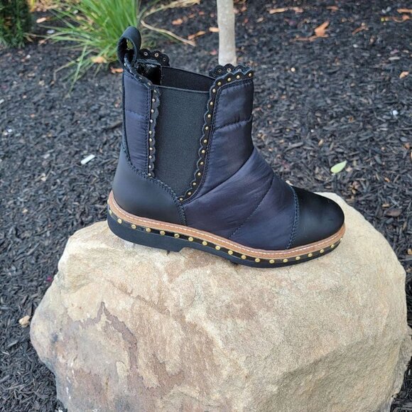 FREE PEOPLE Atlas Puffer Chelsea Boots in Black Size US 11 / EU 41 - Picture 9 of 9